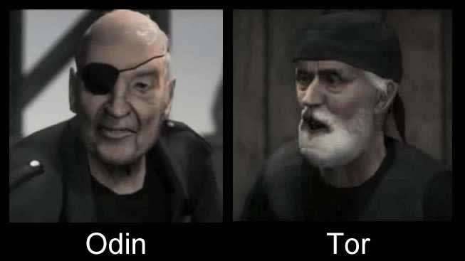 Odin e Tor de Alan Wake