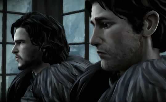 Jon Snow e Gared Tuttle de Game Of Thrones