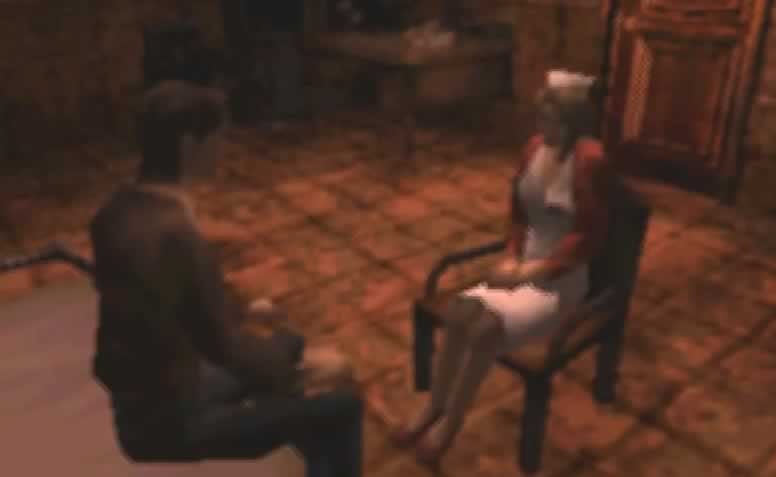 Harry no otherworld com Lisa em Silent Hill 1