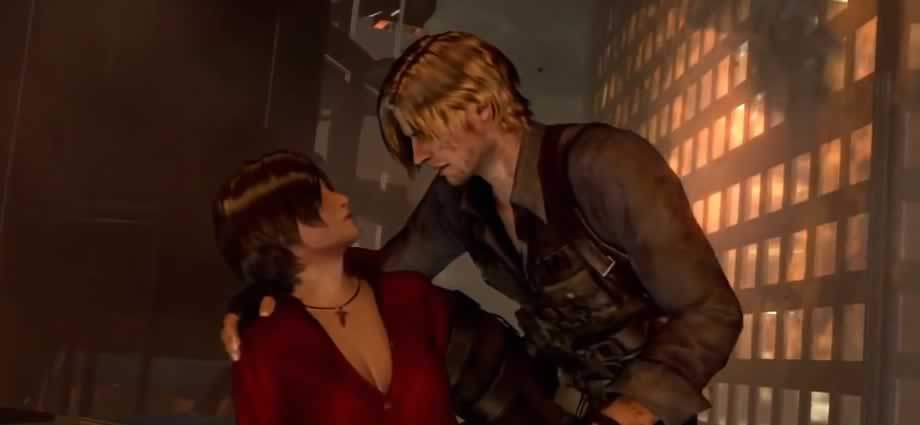 Leon resgata Ada em Resident Evil 6