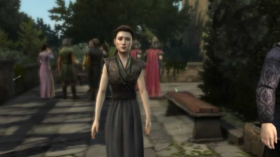 Mira Forrester no quarto episódio de Game of Thrones