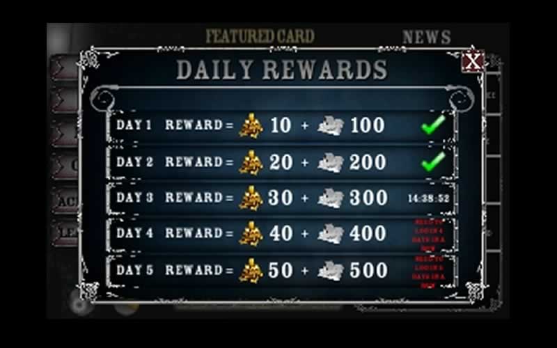 daily rewards penny dreadfull demimonde