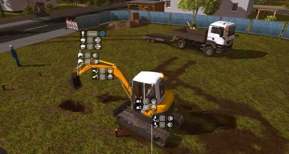 Jogo de escavadeira Construction Simulator 2015