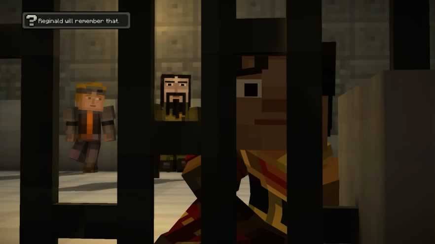 O grupo de Minecraft Story Mode foi preso em Sky City