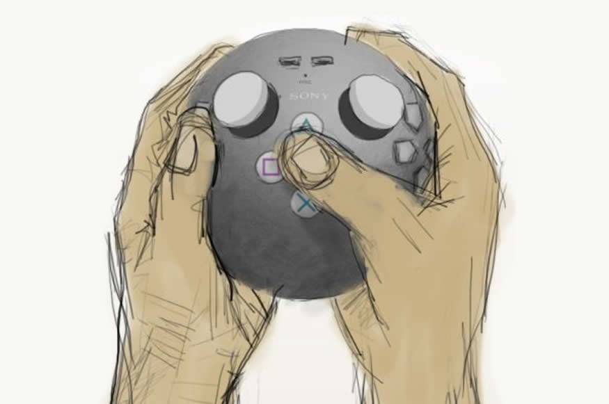 Controle do PS3 com formato de bola