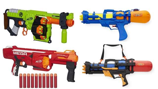 armas de brinquedo inspiraram a modelagem de armas do jogo Doom