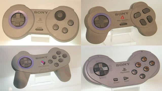 Protótipos de controles do PS1