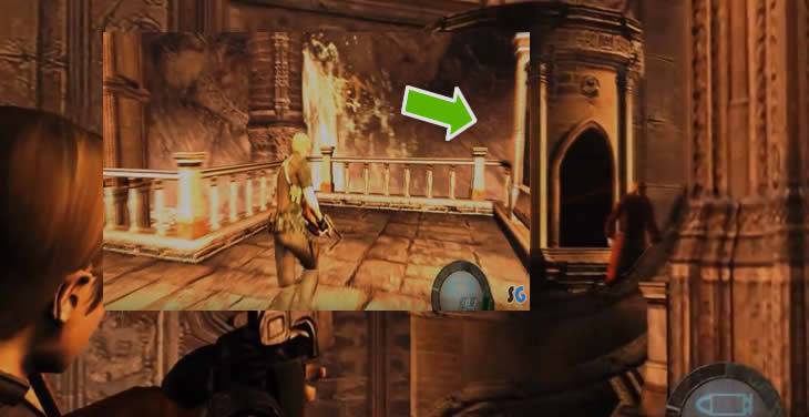 Melhor posição para atirar no dragão de Resident Evil 4