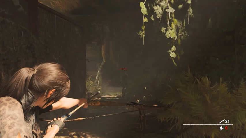 O caminho dos mortos heashot no capanga Shadow of the Tomb Raider