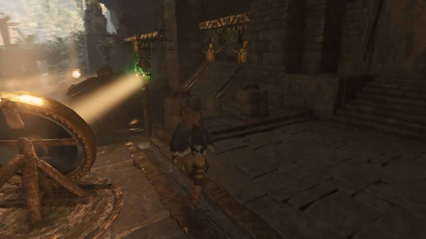 Primeiro espelho para acessar o terceiro espelho Shadow of the Tomb Raider