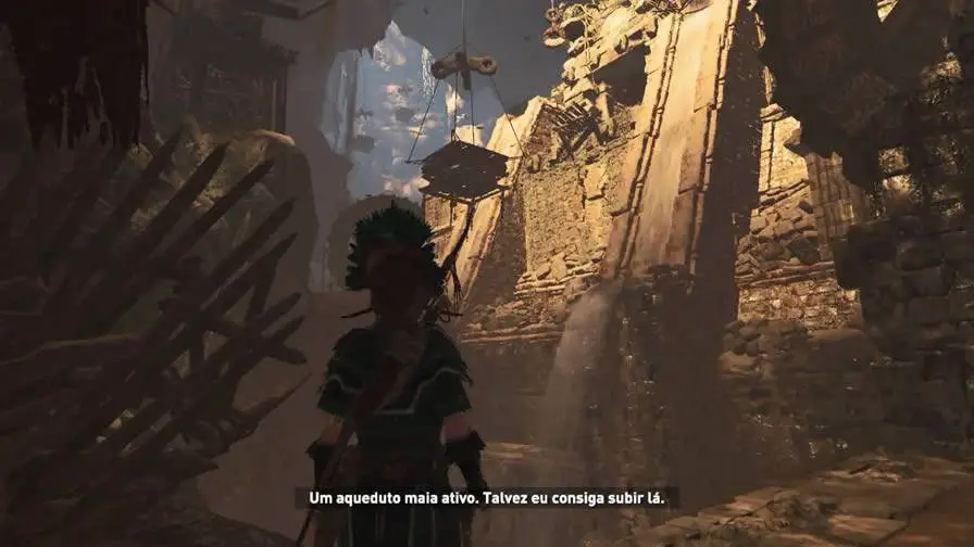 Aqueduto subterrâneo de Shadow of the Tomb Raider