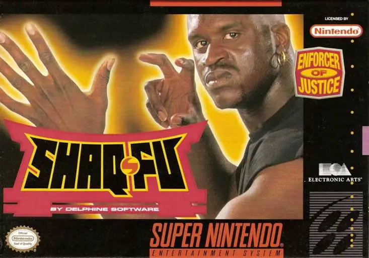 Shaq Fu 1994 SNES capa