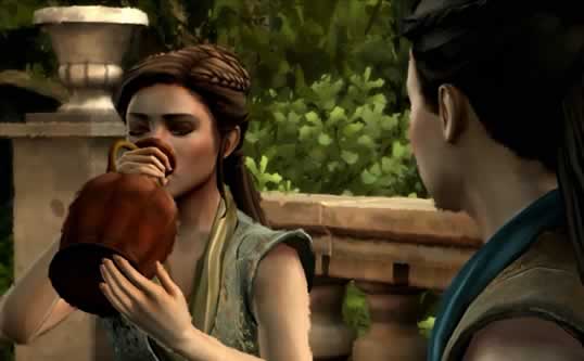 Sera Flowers e Mira Forrester em Game Of Thrones