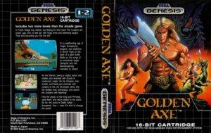 Capa Golden Axe genesis 16 bit