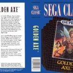 Capa de Golden Axe para sega genesis 1992