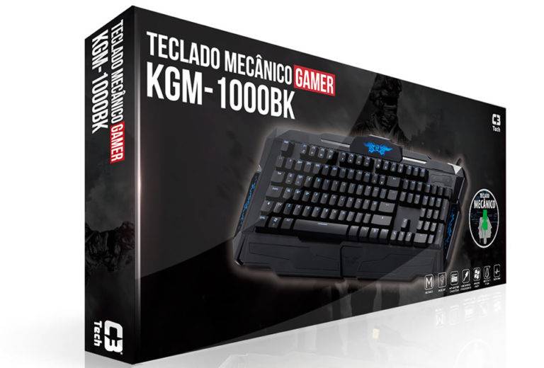 KGM 1000BK – Teste e análise desse teclado gamer