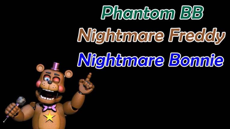 UCN – Dicas para o Phantom BB, Nightmare Freddy e Nightmare Bonnie