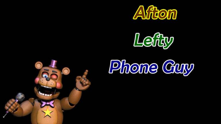 UCN – Dicas para Afton, Lefty e Phone Guy
