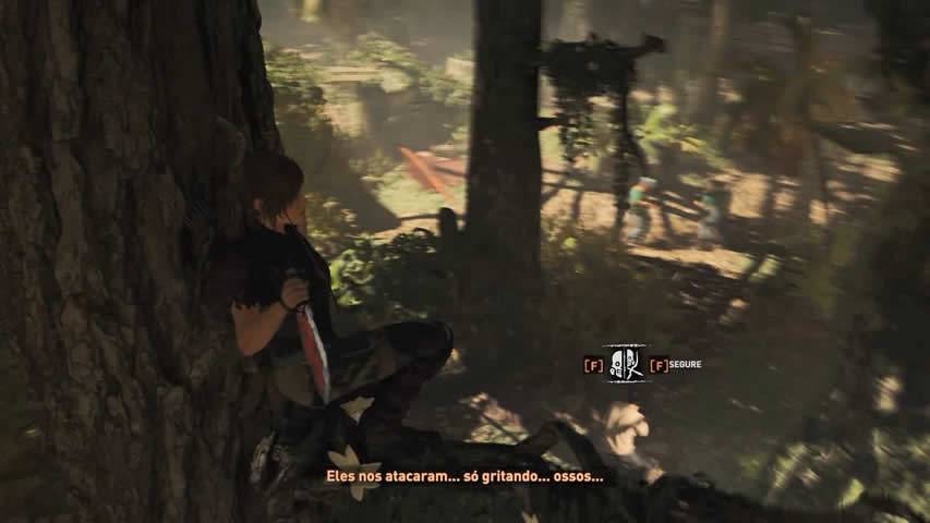 O caminho dos mortos ataque furtivo na árvore - Shadow of the Tomb Raider