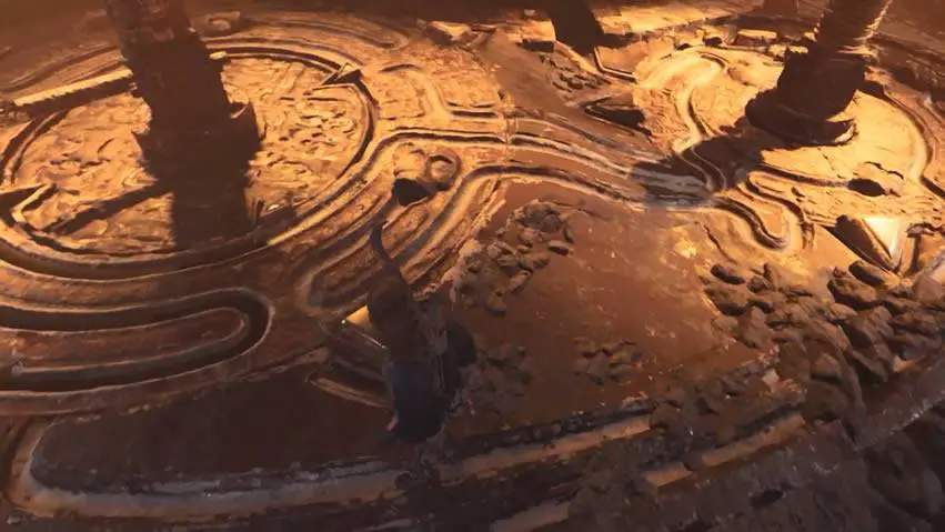 Caminho para passagem do óleo da provação da serpente em Shadow of the Tomb Raider