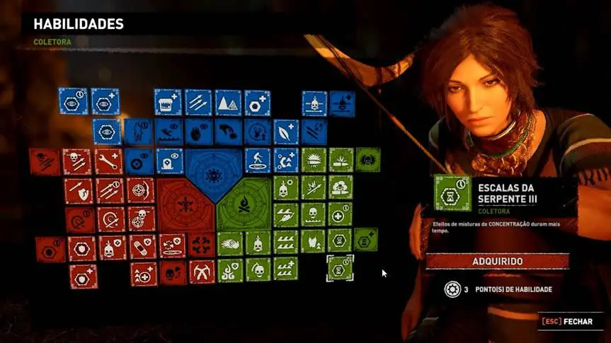 Habilidades para o chefão final de Shadow of the Tomb Raider