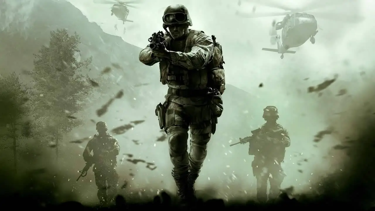 Call of Duty Modern Warfare capa sem escritos